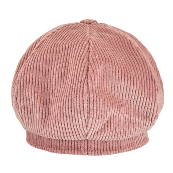 Corduroy Unisex Newsboy Pink Cap Hat w/ Visor Bill - Picture 4 of 7